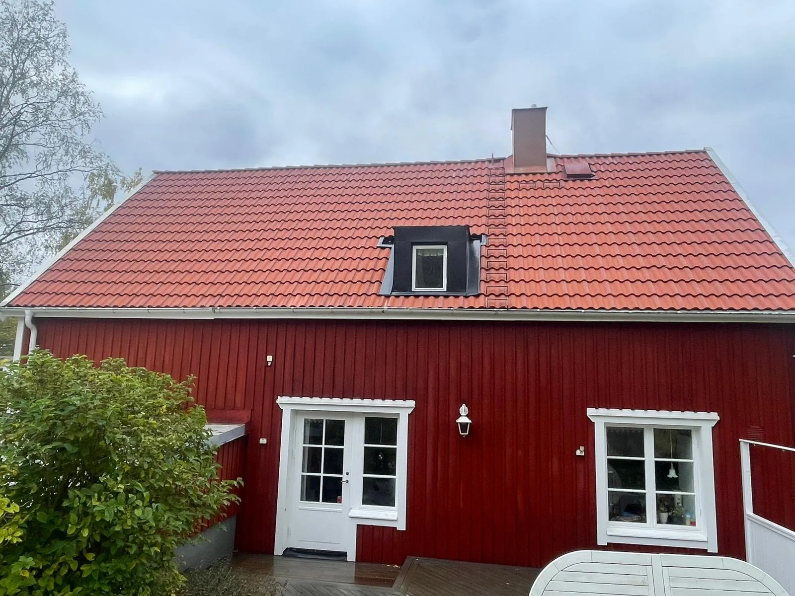 Efter – Taktvätt tegeltak Stockholm